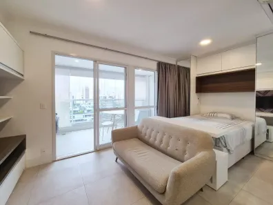 Apartamento com 1 Quarto para alugar, 33m² no Brooklin Paulista, São Paulo