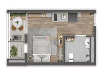 Apartamento com 1 Quarto à venda, 23m² no Vila Prudente, São Paulo