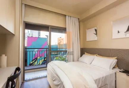 Apartamento com 1 Quarto para alugar, 21m² no República, São Paulo