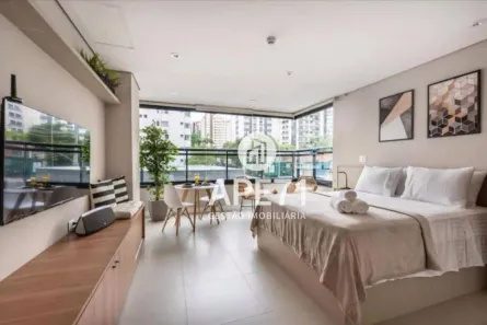 Apartamento com 1 Quarto à venda, 34m² no Indianópolis, São Paulo