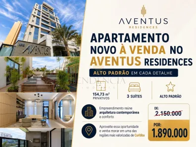 Apartamento com 3 Quartos à venda, 154m² no Bigorrilho, Curitiba