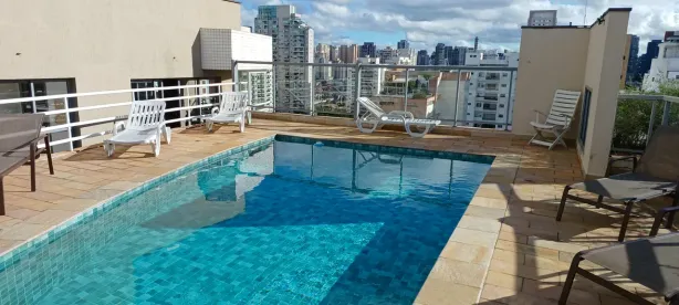 Apartamento com 1 Quarto para venda ou aluguel, 40m² no Brooklin Paulista, São Paulo
