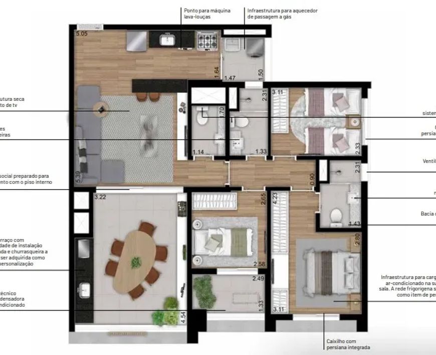 THINK APIACAS - APARTAMENTOS no Perdizes, São Paulo