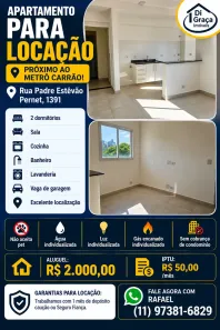 Apartamento com 2 Quartos para alugar, 45m² no Vila Gomes Cardim, São Paulo