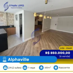 Apartamento com 2 Quartos à venda, 68m² no Alphaville I, Salvador