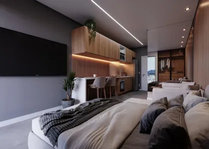 Apartamento com 1 Quarto à venda, 24m² no Centro, Juiz de Fora