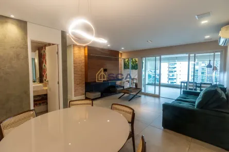 Apartamento com 2 Quartos para venda ou aluguel, 125m² no Brooklin Paulista, São Paulo