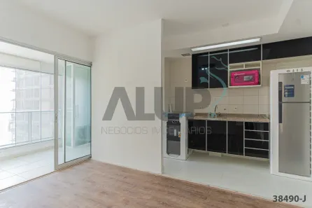Apartamento com 1 Quarto para alugar, 48m² no Cidade Monções, São Paulo