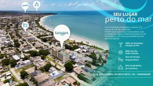 Apartamento com 1 Quarto à venda, 25m² no Tamandaré, Praia de Tamandaré