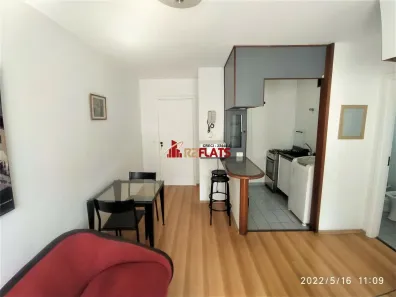 Flat com 1 Quarto para alugar, 35m² no Moema, São Paulo