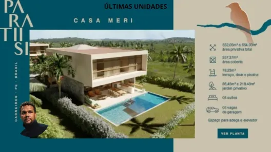 Casa de Condomínio com 5 Quartos à venda, 522m² no Praia dos Carneiros, Tamandaré