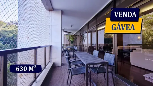 Apartamento com 4 Quartos à venda, 630m² no Gávea, Rio de Janeiro