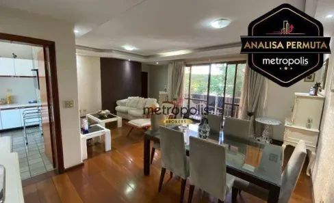 Apartamento com 3 Quartos para venda ou aluguel, 156m² no Jardim, Santo André