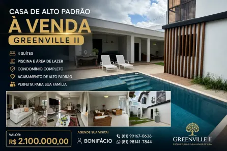 Casa de Condomínio com 4 Quartos à venda, 400m² no Parque Verde, Belém