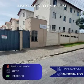 Apartamento com 2 Quartos à venda, 48m² no Betim Industrial, Betim