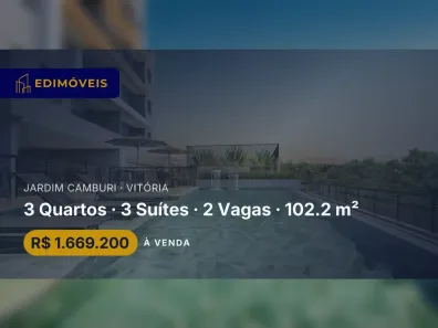 Apartamento com 3 Quartos à venda, 102m² no Jardim Camburi, Vitória