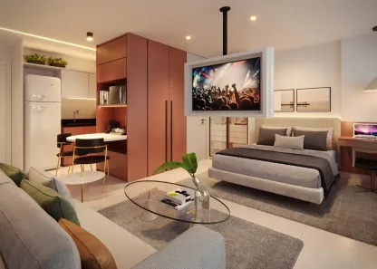 Apartamento com 1 Quarto à venda, 40m² no Aldeota, Fortaleza