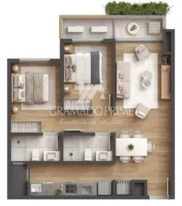 Apartamento com 2 Quartos à venda, 82m² no Parque das Orquídeas, Gramado