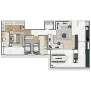 Apartamento com 3 Quartos à venda, 108m² no Jardim da Glória, São Paulo