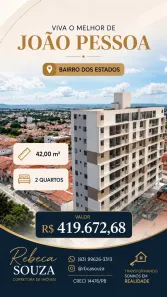 Apartamento com 2 Quartos à venda, 42m² no Torre, João Pessoa