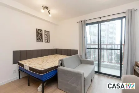 Apartamento com 1 Quarto para alugar, 27m² no Jardim das Acácias, São Paulo