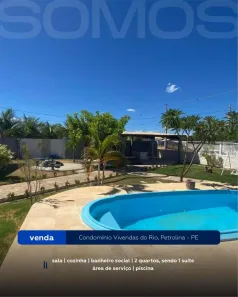 Casa de Condomínio com 2 Quartos à venda, 10m² no Jatobá, Petrolina