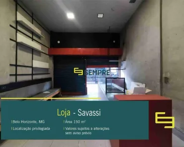 Ponto Comercial para alugar, 150m² no Savassi, Belo Horizonte
