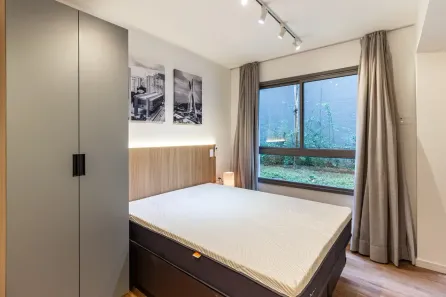 Apartamento com 1 Quarto para alugar, 25m² no Brooklin Paulista, São Paulo