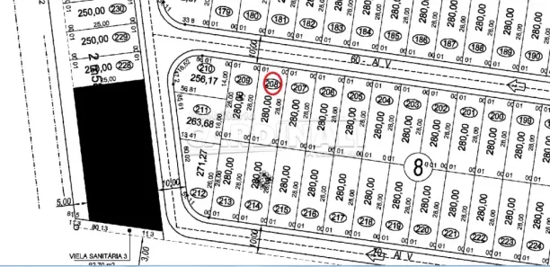 Lote/Terreno à venda, 280m² no Parque Sisi, São Carlos