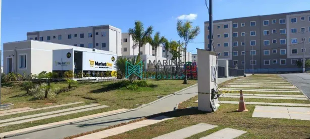 Apartamento com 2 Quartos para alugar, 44m² no Lundcea, Lagoa Santa