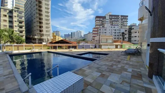 Apartamento com 1 Quarto para alugar, 42m² no Caiçara, Praia Grande
