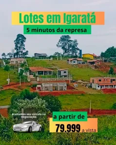Lote/Terreno à venda, 600m² no Recanto das Águas, Igaratá