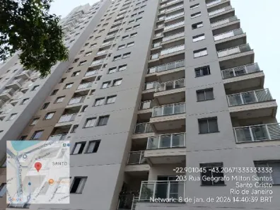 Apartamento com 2 Quartos à venda, 43m² no Santo Cristo, Rio de Janeiro