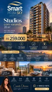 Apartamento com 1 Quarto à venda, 20m² no Pituba, Salvador
