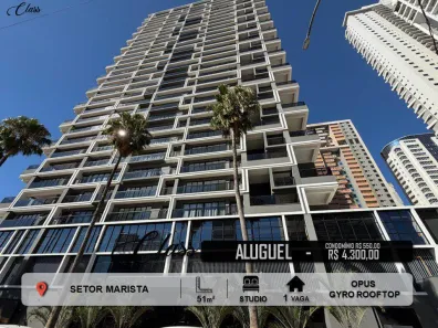Apartamento com 1 Quarto para alugar, 51m² no Setor Marista, Goiânia