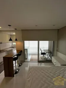 Apartamento com 1 Quarto para alugar, 32m² no Cidade Monções, São Paulo