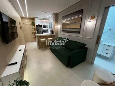 Apartamento com 1 Quarto para alugar, 41m² no Boqueirão, Santos