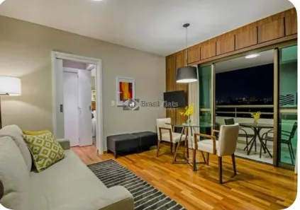 Flat com 1 Quarto para alugar, 40m² no Brooklin Paulista, São Paulo