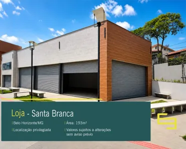 Ponto Comercial para alugar, 194m² no Santa Branca, Belo Horizonte