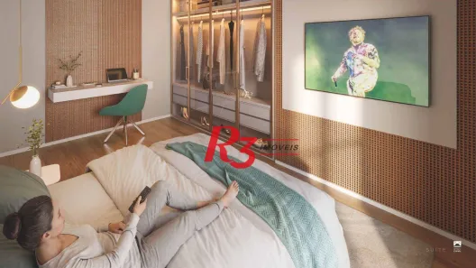 Apartamento com 2 Quartos à venda, 70m² no Gonzaga, Santos