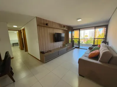 Apartamento com 3 Quartos para alugar, 129m² no Ponta Verde, Maceió