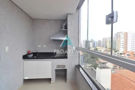 Apartamento com 3 Quartos para alugar, 88m² no Campestre, Santo André