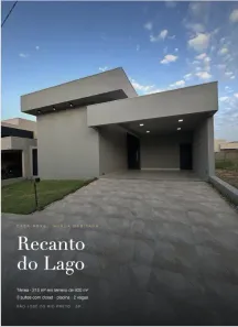Casa de Condomínio com 3 Quartos à venda, 215m² no Loteamento Recanto do Lago, São José do Rio Preto