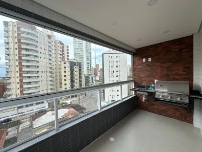 Apartamento com 1 Quarto para alugar, 50m² no Guilhermina, Praia Grande