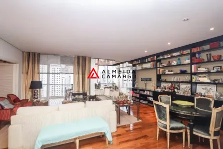 Apartamento com 2 Quartos para alugar, 136m² no Cerqueira César, São Paulo