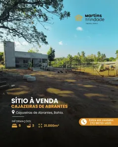 Fazenda/Sítio com 4 Quartos à venda, 31000m² no Cajazeiras de Abrantes (Abrantes), Camaçari