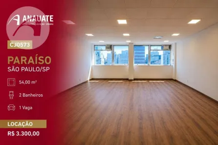 Sala Comercial para alugar, 54m² no Bela Vista, São Paulo