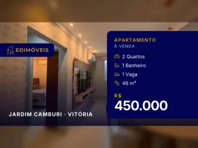 Apartamento com 2 Quartos à venda, 46m² no Jardim Camburi, Vitória