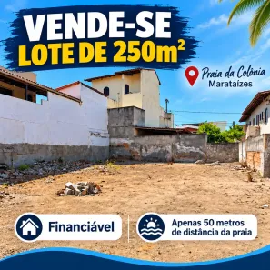 Lote/Terreno à venda, 250m² no Alto Lagoa Funda, Marataízes