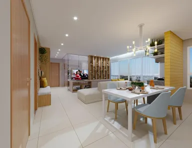 Apartamento com 3 Quartos à venda, 91m² no Vila Rosa, Goiânia